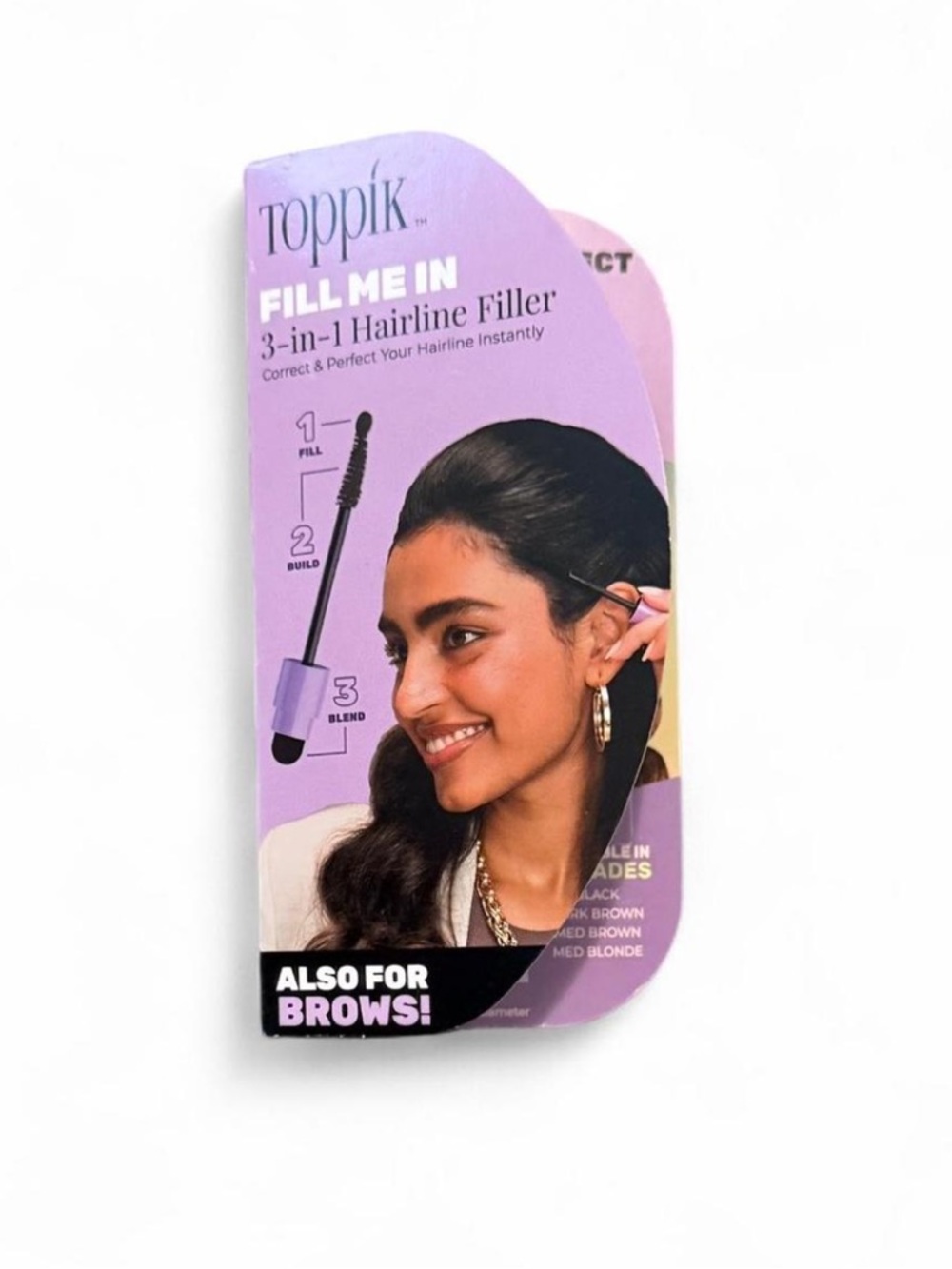 Toppik Fill Me In 3-in-1 Hairline & Brow Filler Dark Brown